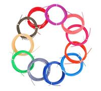 INOOMP 20 Pièces Filament Pcl pour Stylo Couleurs Recharge Impression Basse Température Écologique pour Garçon Fille et Artistes