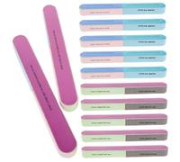 INOOMP 20 Pièces Kit de Blocs Polissoirs à Ongles Faces Mini Tampon Professionnel Multifonction pour Limage Lissage et Brillance Naturelle et Acrylique Outil Complet de Manucure