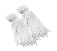 INOOMP 200 Pièces Corde de Coton Absorbant Bouton Snap de la Corde TAG mèche capteur d'eau pour Plantes Poids de Rideau Lourd extérieur de Couture arrosage Automatique Blanche