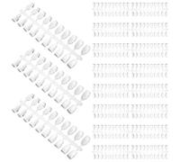 INOOMP 200 Pièces de Nuanciers pour Vernis à Ongles Transparents, Planches D’entraînement Solides pour Nail Art, Accessoires Manucure Pratiques pour Salons et Usage Professionnel