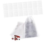 INOOMP 200 pièces Non-woven Fabric Brewing Bags With Drawstring For Loose Leaf Tea And Filtration Filtration Filter Bags For Cooking Spices Versatile Tea Infusion Sachets