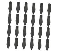 INOOMP 24 pièces Pointes Flèches Caoutchouc Souple pour à Arc Garçon Fille Sécurité Élastiques et Durables Accessoires de Jeu et Pratique