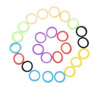 INOOMP 25 Pièces Capuchons de Clés en Silicone Flexibles Résistants et Légers Couvre Clés Colorés pour Identification Facile de Maison Couleur Aléatoire