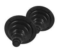 INOOMP 2pcs Soufflets de Câble de Changement de Vitesse en Caoutchouc Noir pour Protection Renforcée des Câbles D'accélérateur Direction Adaptés aux Bateaux et Véhicules Professionnels