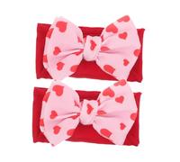 INOOMP 2pièces Bandeaux Garçon Fille Fille Avec Grand Nœud Accessoires Et Pour Nourrissons Et Tout-petits Parfaits Pour Photos Et Usage