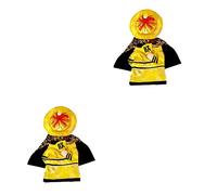 INOOMP 2pièces Déguisement Humoristique pour Chien Costume Empereur Chinois s pour Animaux De Compagnie pour Événements Spéciaux Photos