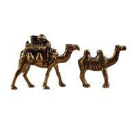 INOOMP 2pièces Figurines De Chameaux Vintage Décoratifs pour Maison Décorations De Style Moyen- pour Eid Mubarak Souvenirs Animaliers Réalistes pour Désertique
