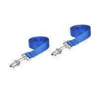INOOMP 2pièces Longe pour Chien Laisse Obéissance Bleu pour Entraînement Canin Et Confortable à Prendre Main