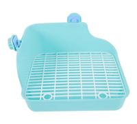 INOOMP 2pièces Pet Potty Trainer pour Animaux Toilettes Intérieures pour Hamsters Lapins Chinchillas Et Furets avec Mur Anti-saleté Couleur Verte Vis Aléatoire