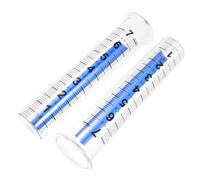 INOOMP 2pièces Pluviomètre Jardin Plastique avec Tube Transparent Et Échelle Claire Outil De Mesure Pluie Extérieur Accessoire Jardin Pratique