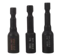 INOOMP 3 embouts de vissage à tige filetée 1/4 pouce à double | Embout de vissage double, idéal pour la fixation des boulons de suspension, efficace pour le montage de meubles, permet de