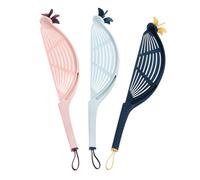 INOOMP 3 pièces Passoire à Riz Filtre Tamis Lavage Riz Drainage Manuel pour Légumes Fruits Ustensile Cuisine Pratique Écologique Couleur Aléatoire Couleur Aléatoire