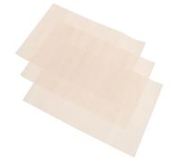 INOOMP 3 pièces Tapis de Cuisson Réutilisable Antiadhésif pour Four et Barbecue Résistant à Haute Température Protection Plaque Cuisson et Four Grillades Légumes Viandes Poissons
