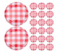 INOOMP 30 couvercles à ouverture standard pour conserves, 8,6 cm (3,4 po),