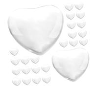 INOOMP 30 pièces Transparent Glass Beads Nail Color Chart For Nail Art Display For Beginners And Professionals