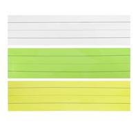 INOOMP 3pcs Bandes Magnétiques pour Tableau Blanc Design à Lignes Uniques, Étiquettes Polyvalentes en Pet Aimanté pour Panneaux de Classe ou Badges Nominatifs