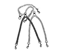 INOOMP 3pièces Laisse Double pour Chien Réfléchissante Laisse De Portable pour Chiens Et Chiots De Foncé
