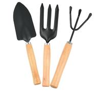 INOOMP 3pièces Outils De Jardinage pour Plantes Intérieur Incluant Pelle Râteau Et Bêche Outils De Plantation Légers Et Portables