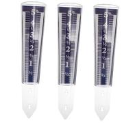 INOOMP 3pièces Pluviomètre Transparent Outil De Mesure De Pluie pour Jardin Tube avec Échelle pour Précipitations Outdoor