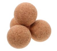 INOOMP 4 Pièces Bouchons Liège Réutilisables pour Bouteilles Verre Bouchons Ronds pour Décoration Lot