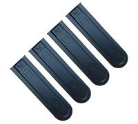 INOOMP 4 Pièces Couvercle de Plaque de Guidage Manchon de Sécurité pour Tronçonneuse en PE Noir Installation Rapide Bruit pour Usage Extérieur en Bûcheronnage