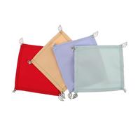 INOOMP 4 Pièces Couvre Verres à Vin Réutilisables Tissu Respirant Protections Pondérées Insectes pour Pique Dîners Plein Air et Restaurants