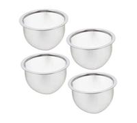 INOOMP 4 pièces Filtre à Thé Inox Résistant Chaleur Passoire Fine pour Infusion de Thé Tamis Théière et Accessoire