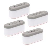 INOOMP 4 Pièces Kit de Remplacement Butoirs en Caoutchouc et Coussins pour Siège de Toilette Silencieux et Surélevé, Accessoires pour Toilettes Adaptés à Usage Domestique Quotidien