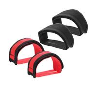 INOOMP 4 pièces Sangles de Pédale Vélo Antidérapantes Sangles Réglables Nylon Résistant pour Vélo Appartement et VTT Accessoires de Pédale Portables et Durables