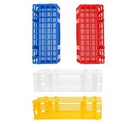 INOOMP 4 Pièces Support de Tubes et Support de Tubes à Essai en Plastique Détachable et Modulaire Portable et Rangement Rapide pour Bonbons et Perles