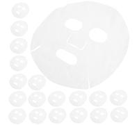INOOMP 400 Pièces Lot de Masques Visage en Coton Blanc Solide, des Déchets Cosmétiques, pour Soins Beauté à Domicile Salon