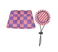 INOOMP 4ensembles Chapeau Et Cape Décorative pour Hamster Chapeau Et Cape Aux Nation Accessoire pour Animaux Crawlers