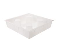 INOOMP 4trous Moule à Pavés Béton Gabarit Plastique Réutilisable pour Dalles de Ciment Allée Jardin Terrasse et Pelouse Forme DIY pour Pavage Extérieur
