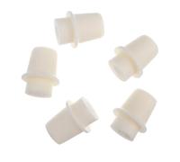 INOOMP 5 Bouchons en Silicone Coniques Résistants la Chaleur L'Ozone pour Laboratoire, Étanchéité sur Flacons et Bouteilles, Usage Chimique et Alimentaire