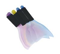 INOOMP 5 Pièces Bouclier Protecteur Visage Cheveux Anti-dérapant pour Salon Coiffure Accessoires Spray Laque Gadget Coiffure Couleur Aléatoire