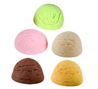INOOMP 5 Pièces Boules De Glace Fausses Accessoires De Décoration pour Fête Petits Ornements Décoratifs pour Présentation Modèles De Simulation pour Table