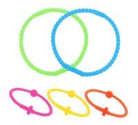 INOOMP 5 Pièces Bracelet Croix Bracelet Bandes De Poignet En Caoutchouc Couple Bijoux En Silicone Bijoux De Couple Bandes De Poignet Colorées Gel De Silice
