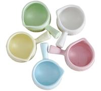 INOOMP 5 Pièces Mini Pichet à Lait en Céramique 100ml Facile à Utiliser, Design Polyvalent pour Maison et Restaurant