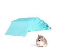 INOOMP 50 pièces Alèses Jetables pour Chiots Tapis Absorbants pour Urine de Chien Formation Propreté Usage Intérieur et Voyage Bleu et Blanc Aléatoires