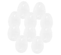 INOOMP 50 pièces Transparente Forme Dœuf Réutilisables Coquille Vide à Remplir pour Distributeurs et Stockage Jouets Bonbons