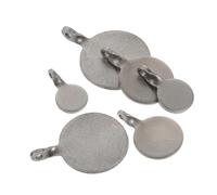 INOOMP 6 pièces Cibles Métalliques Acier Inoxydable Petites Plaques Dentraînement Légères pour Indoor et Outdoor