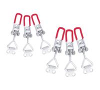 INOOMP 6 pièces Lot de Loquets à Bascule Réglables Pince de Serrage Rapide Résistante Capacité pour Portes Caisses Bois et Portails