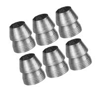 INOOMP 6 Pièces Outils De Jardinage Coin pour Outil Métal Poignée Fendage Coin Métal Coin pour Marteau Coin pour Cône Coin pour Poignée Coins Fer Gris