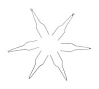 INOOMP 6 Pièces Pointe et Température Stable Haute Impédance en Alliage Chrome-nickel de Pyrogravure Précision Fine pour Pyrograveur pour Projets Détaillés de Gravure sur Bois