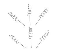 INOOMP 6 Pièces Support de Plante Spiralé Lot de Tuteurs Décoratifs pour Plantes Accessoires de Jardin Pratiques pour Intérieur et Extérieur Créez Un Espace Unique