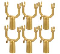 INOOMP 6 Pièces Supports de Branches pour Arbres Fruitiers en Alliage D'aluminium Doré, Résistants au Stress, pour Soutenir Plantes en Intérieur Pendant la Saison de Récolte