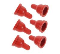 INOOMP 6 Pièces Tétines pour Chevreaux Caoutchouc Souple Mamelons de Remplacement pour Allaitement des Agneaux et Chevreaux Accessoires Alimentation pour Petits Ruminants