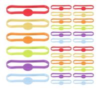 INOOMP 60 marque-verres en silicone, étiquettes colorées pour verres à vin, marque- réutilisables pour bouteilles de cocktails et de