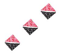INOOMP 6pièces Bandana Triangulaire Adorable pour Chien Écharpe Lavable Et Résistante Accessoire De Fête Anniversaire pour Animaux