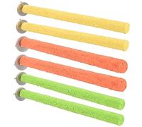 INOOMP 6pièces Perchoirs pour Oiseaux Support pour Cage Perchoir pour Perroquet Bâtons De Grignotage pour Pattes Stable Et Résistant